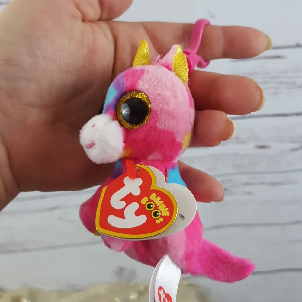 BOGO FREE NWT UNICORN TY Beanie Boos Fantasia